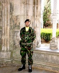 Portuguese soldier at the Monastery of Santa María, Portugal.jpg