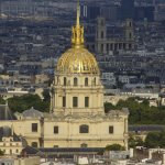 Army Museum and Napoleon Bonaparte Tomb, From the Eiffel Tower 1 (SCE 1044).JPG